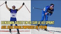 Benjamin Daviet en or sur le KO sprint aux Jeux Paralympiques de Pékin