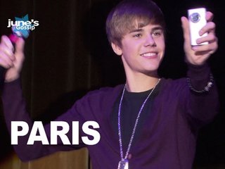 Pour la sortie de Never Say Never suivez Justin Bieber lors de sa venue à Paris !