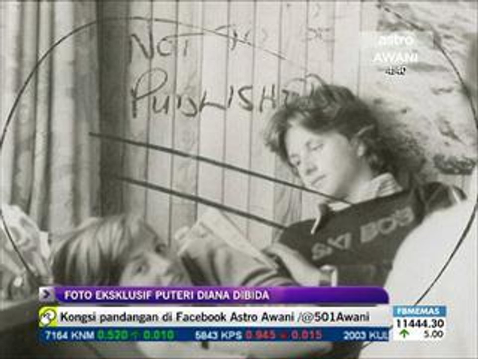 Foto eksklusif Puteri Diana dibida