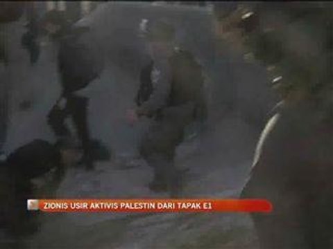 Zionis usir aktivis Palestin dari tapak E1