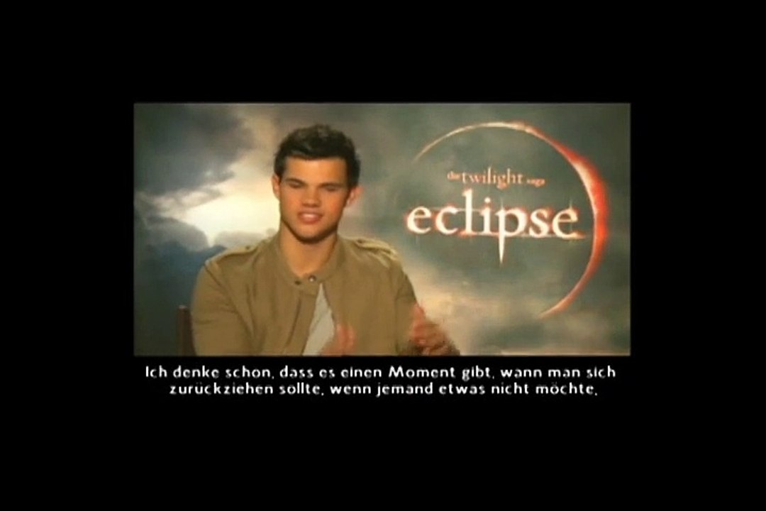Interview mit Taylor Lautner zu 'Twilight: Eclipse'