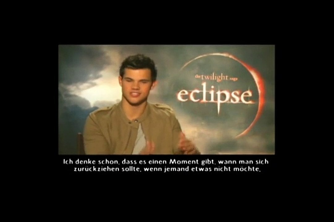 Interview mit Taylor Lautner zu "Twilight: Eclipse"
