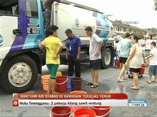 Syabas sedia 18 lori bantuan di kawasan terjejas