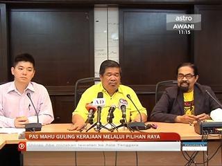 PAS mahu guling kerajaan melalui pilihanraya