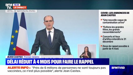 Jean Castex annonce de nouvelles mesures contre le Covid-19