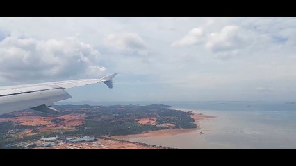 Airbus A320 Super Air Jet Landing Batam HD