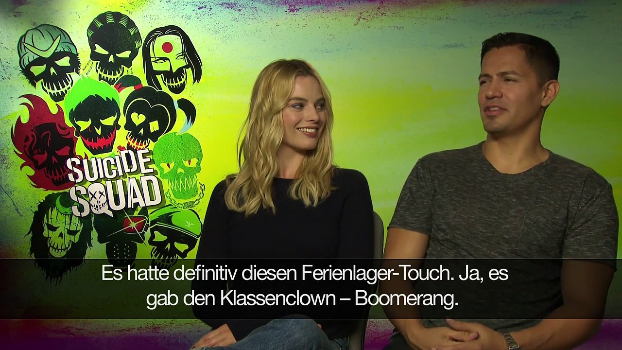 FILMSTARTS-Interview zu "Suicide Squad" mit Will Smith, Joel Kinnaman, Jai Courtney, Margot Robbie, Cara Delevingne, Karen Fukuhara, Jay Hernandez (FS-Video)