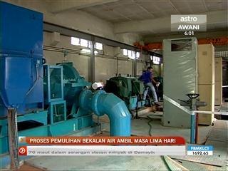 Proses pemulihan air ambil masa 5 hari