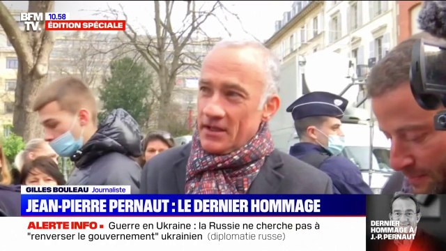 Obsèques de Jean-Pierre Pernaut: Gilles Bouleau salue un extraordinaire journaliste et un type formidable