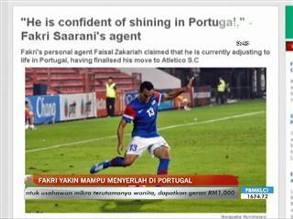 Fakri yakin mampu menyerlah di Portugal