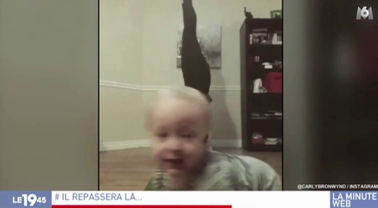 Le zapping du 28/11 : Un bébé sabote la vidéo de yoga de sa maman