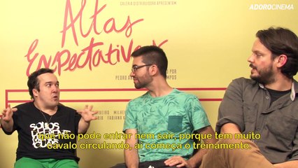 Altas Expectativas Entrevista (1) Gigante Léo, Pedro Antônio, Álvaro Campos