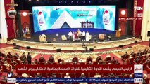 شاهد ماذا قال الرئيس السيسي لـ خالد الصاوي وماجدة زكي وهبة مجدي والحجار بعد عرض مسرحي مبهر