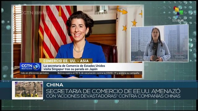 China rechaza amenazas de EE.UU. de sancionar a empresas chinas que comercien con Rusia