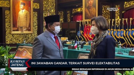 Ini Jawaban Ganjar Terkait Survei Elektabilitas