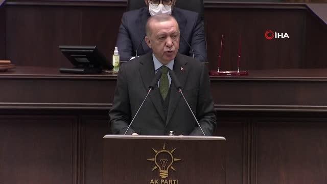 Cumhurbaşkanı Erdoğan: Çatışma bölgelerine komşu ülkeler çok ağrı yükleri omuzlarken güya gelişmiş ülkeler kınama mesajları dışında zulme ses...