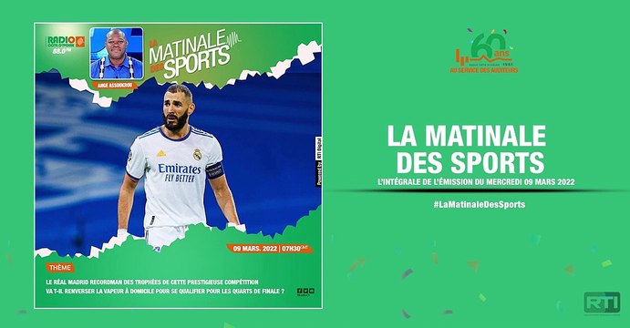 Matinale Des Sports du 09 mars par Ange Assoukrou [ Radio Côte d'Ivoire ]