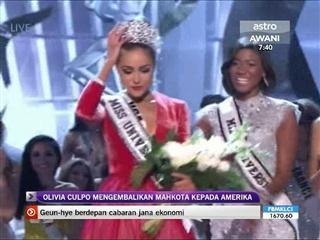 Ratu Amerika dinobat Miss Universe 2012