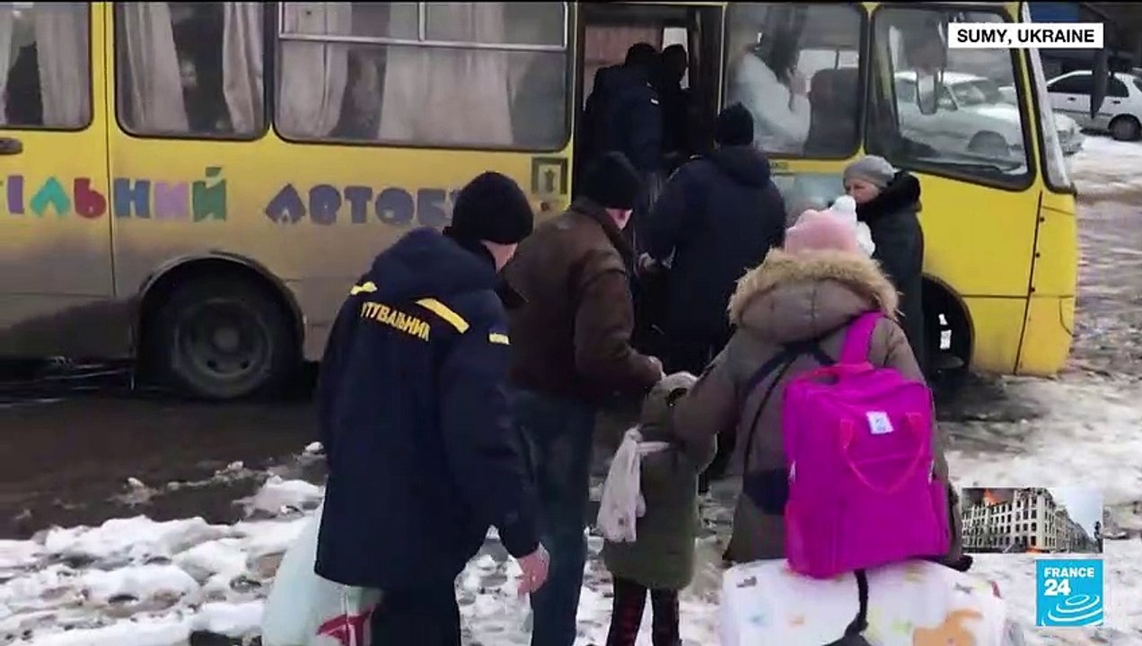 War in Ukraine: Civilians try to flee shelling and besieged cities