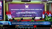 Presiden Jokowi Sampaikan Laporan Tahunan Komisi Yudisial Tahun 2021 Secara Virtual, Istana Negara