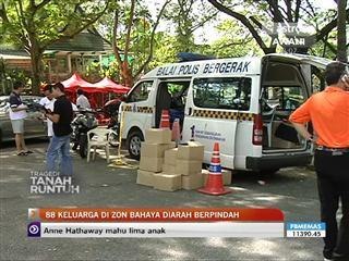 88 keluarga di zon bahaya diarah pindah