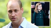 Princess Charlotte spotted in London with Prince William on way to friend's birthday party