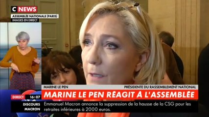 Marine Le Pen s’en prend à Franck Dubosc