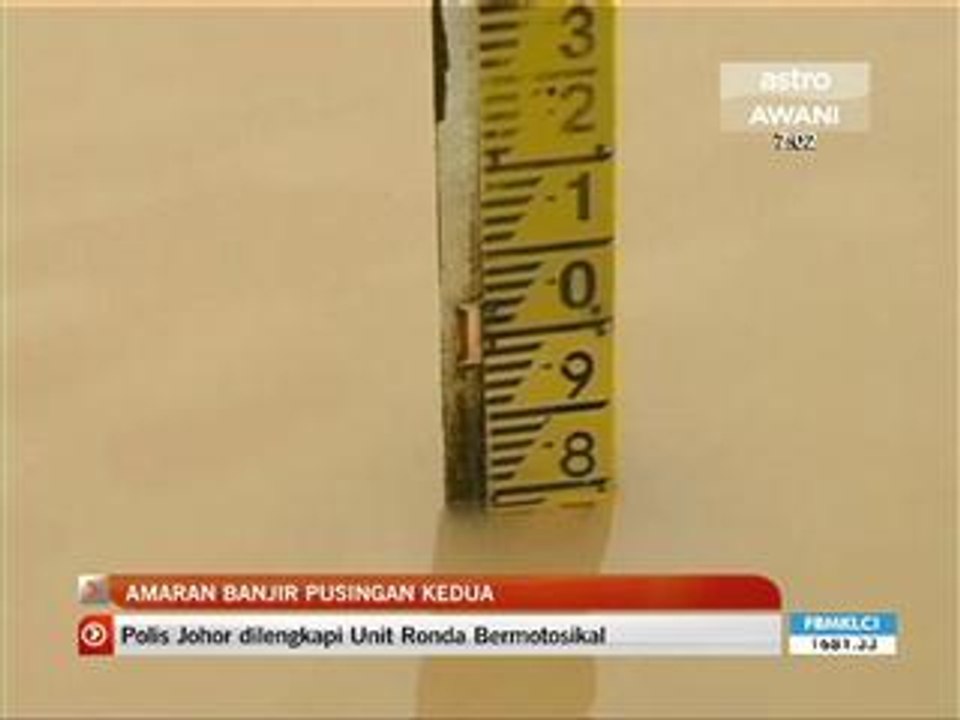 Amaran banjir pusingan kedua