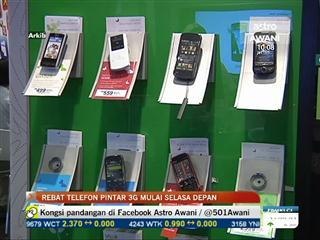 Rebat telefon pintar 3G mula Selasa depan