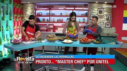 Ronald, Kerley y Piki prepararon un delicioso K’allu para postular a Master Chef