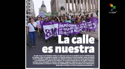 Enclave Mediática 09-03: Mujeres del mundo exigen vivir sin miedo