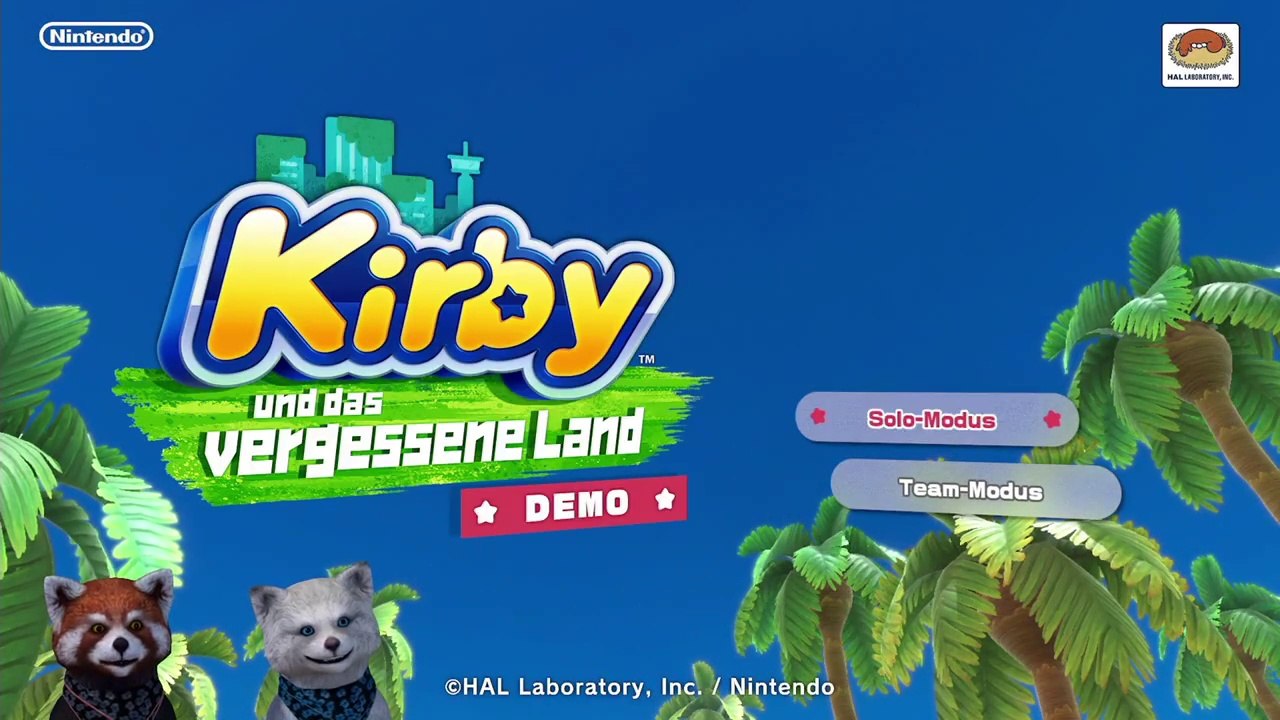 Kirby und das vergessene Land Demo Gameplay Nintendo Switch