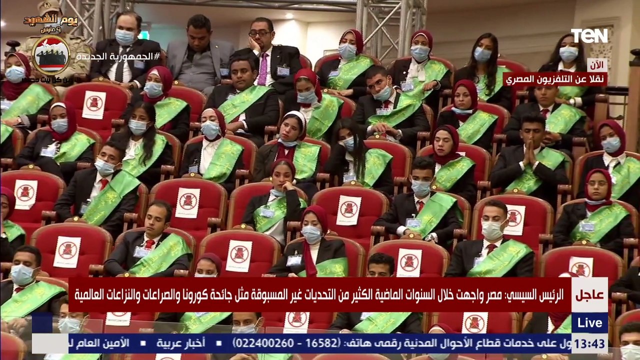 السيسي : موجات الفوضى التي اجتاحت المنطقة كادت...