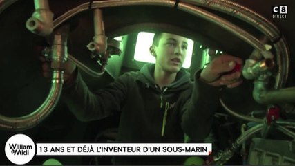 Le zapping du 08/11 : A 13 ans, il construit… un sous-marin !