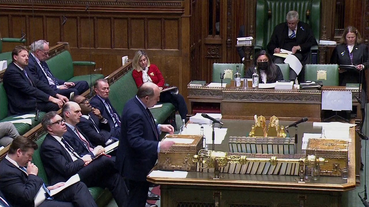 كلمة لوزير الدفاع البريطاني بن والاس أمام مجلس العموم البريطاني