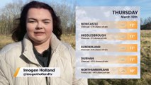 Daily Weather Report for the North East 9 March