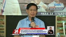 Pres'l candidate Sen. Ping Lacson: kailangang pag-isipan muli ni Mayor Sara Duterte ang pag-ban sa mga motorcade sa Davao sa ngalan ng pagiging patas | 24 Oras