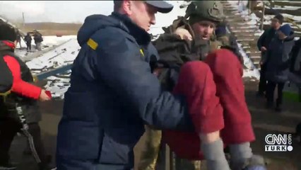 Ukraynalı anne-oğlun duygusal buluşması