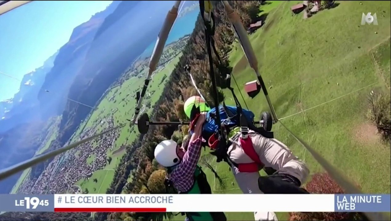 Zapping du 28/11 : Son harnais s’ouvre durant un vol en deltaplane !