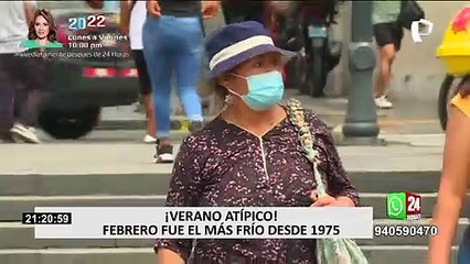 Febrero fue el mes más frío de los últimos 47 años en Lima, según los especialistas