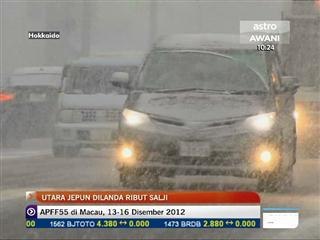 Jepun dilanda salji