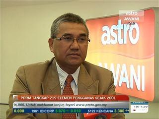 PDRM tangkap 219 elemen pengganas sejak 2001