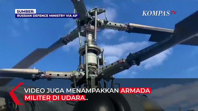 Rusia Pamer Armada Perang di Ukraina, Tank hingga Helikopter KA-52