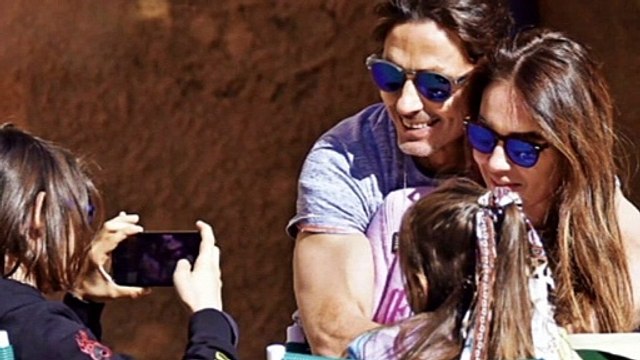 “Bellissimi”. Silvia Toffanin con Pier Silvio Berlusconi e i figli Lorenzo e Sofia