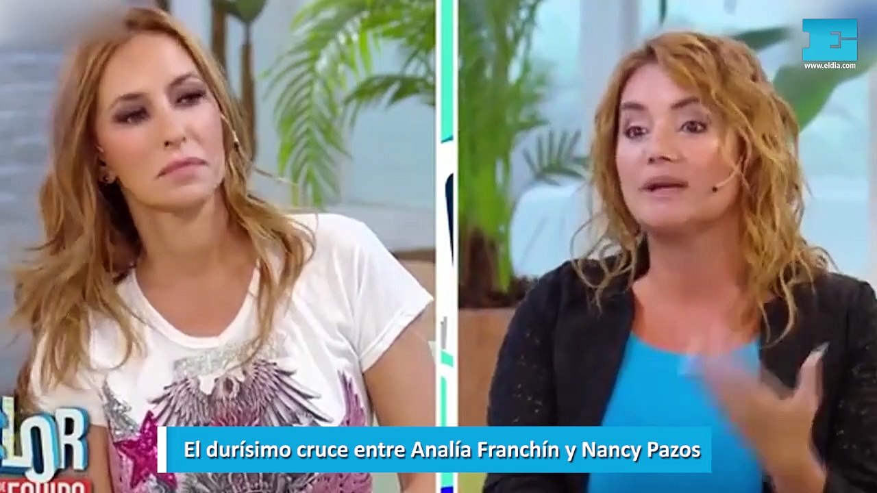 El durísimo cruce entre Analía Franchín y Nancy Pazos
