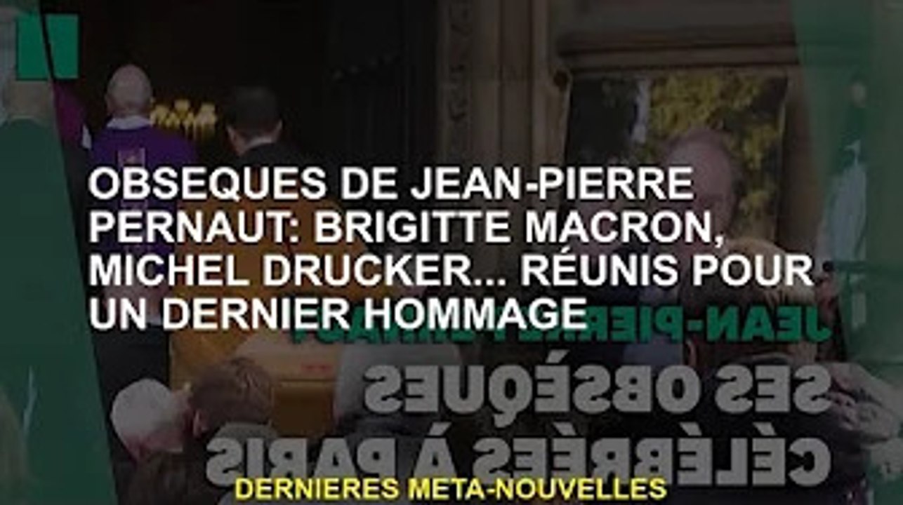Obsèques de Jean-Pierre Pernau : Brigitte Macron, Michel Drucker... réunis pour un ultime hommage