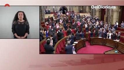 Todos los grupos excepto la CUP aplauden en el Parlament al cónsul ucraniano en Barcelona
