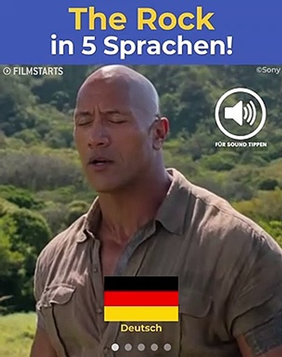 The Rock in 5 verschiedenen Sprachen (FILMSTARTS-Original)