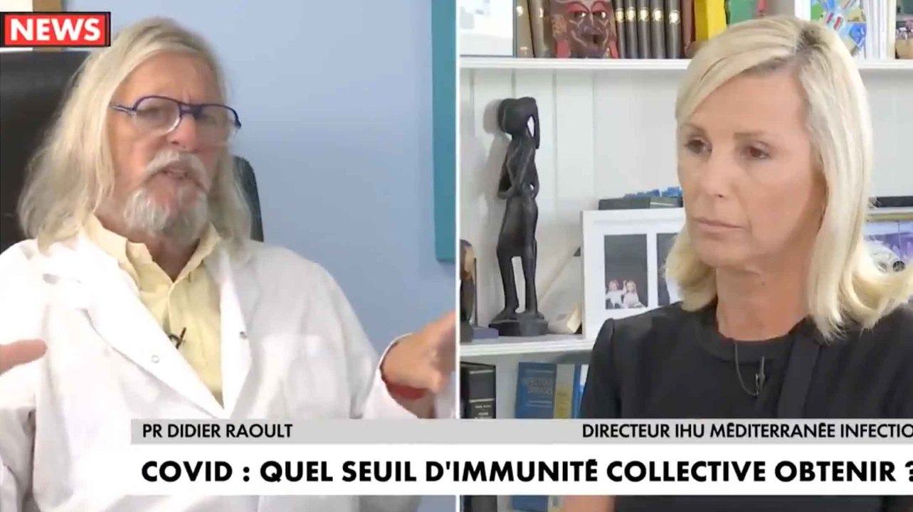 Didier Raoult sur CNews : «Je ne sais pas trop ce que c’est que l’immunité collective»