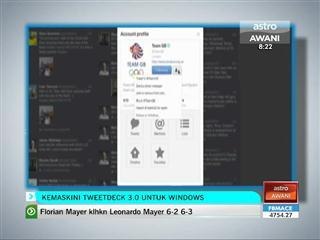 Kemaskini Tweetdeck 3.0 untuk Windows